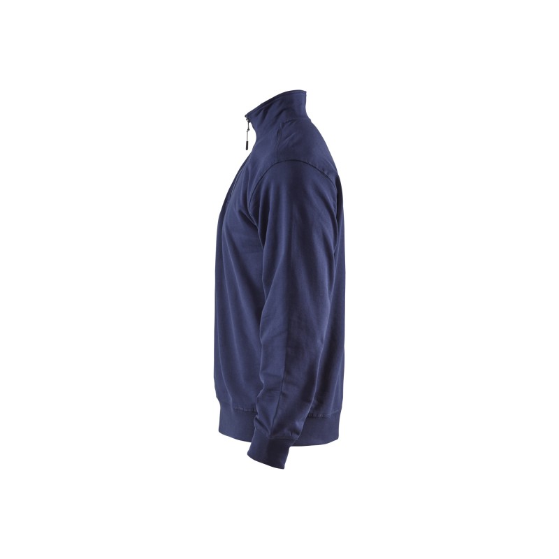 Sweatshirt met halve rits Sweatshirt met halve rits