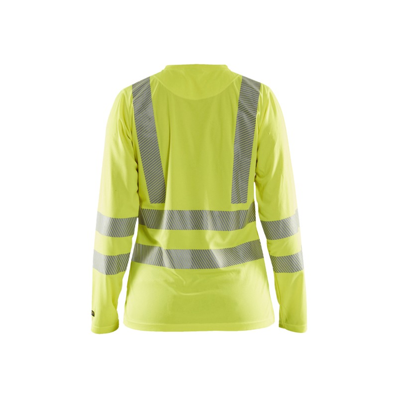 Dames T-shirt lange mouw High Vis