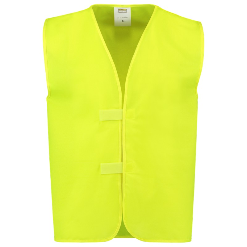 TRICORP 453012 Veiligheidsvest Geen Striping fluor yellow