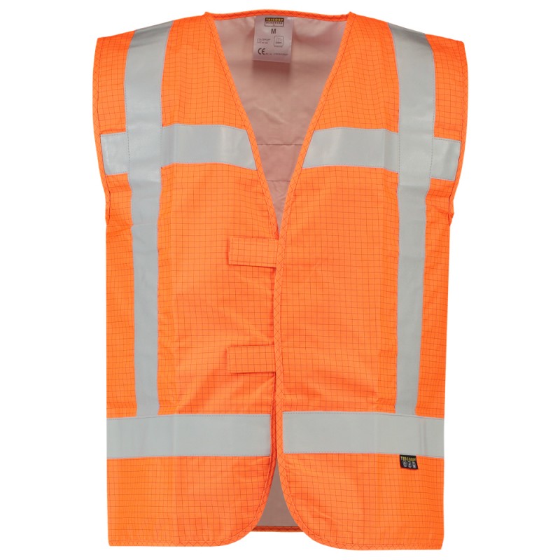 TRICORP 453018 Veiligheidsvest RWS Vlamvertragend Antistatisch fluor orange