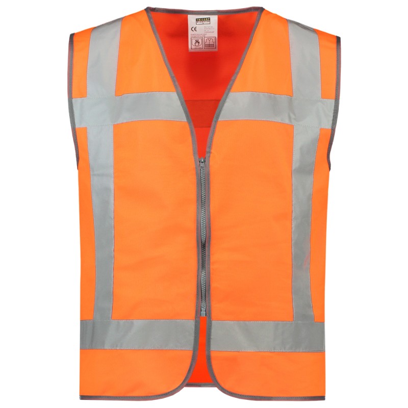 TRICORP 453019 Veiligheidsvest RWS Rits fluor orange
