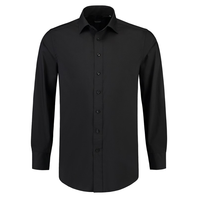 TRICORP 705006/CMB6002 Overhemd Stretch black m5