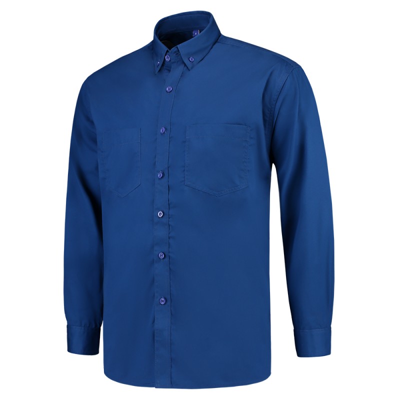 TRICORP 701004/OHL150 Werkhemd Lange Mouw Basis royalblue TRICORP 701004/OHL150 Werkhemd Lange Mouw Basis royalblue