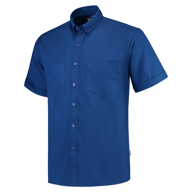 TRICORP 701003/OHK150 Werkhemd Korte Mouw Basis royalblue TRICORP 701003/OHK150 Werkhemd Korte Mouw Basis royalblue