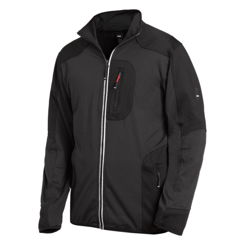 FHB RALF Jersey-Fleecejack FHB Fastdry 1220 antraciet/zwart