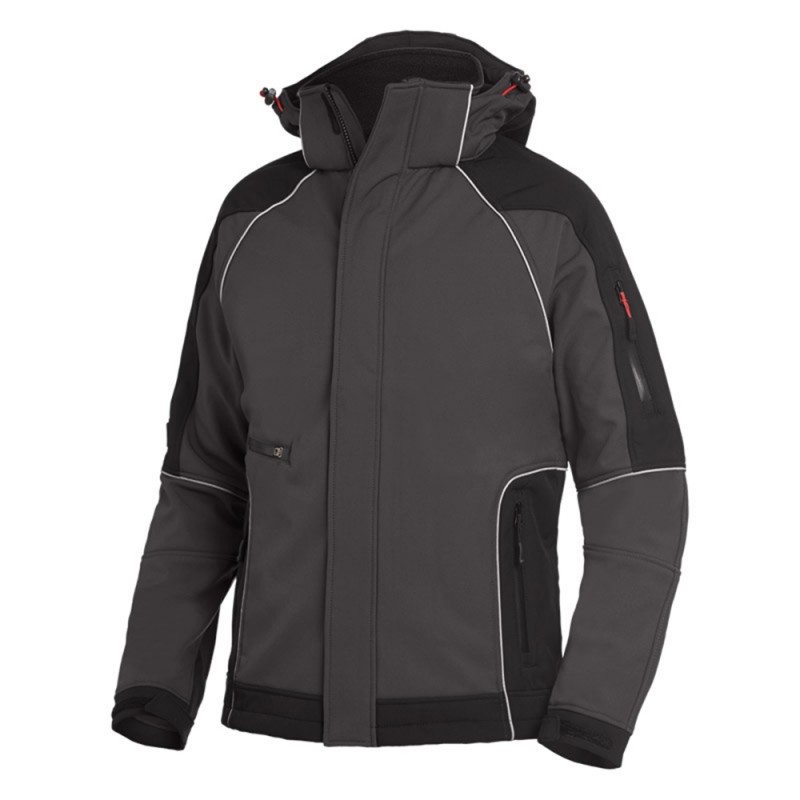 FHB WALTER Softshell-Jack 1220 antraciet/zwart