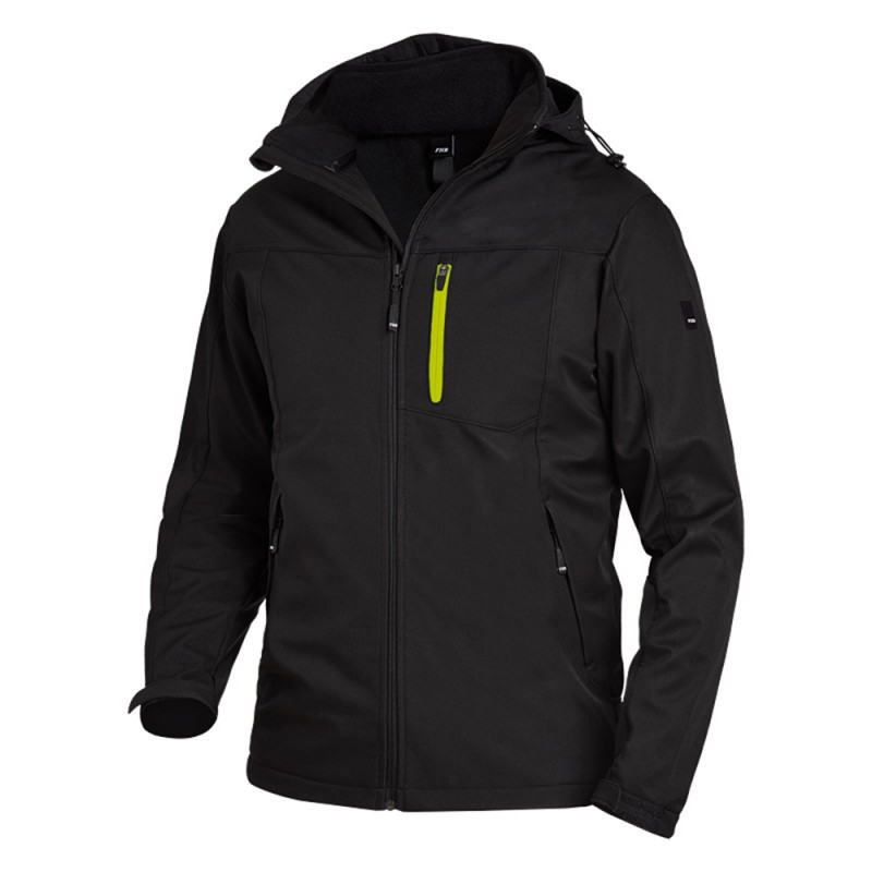 FHB JANNIK Softshell-Jack 20 zwart