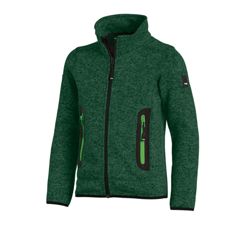FHB MATS Kinder-Jack Tricotfleece 25 groen