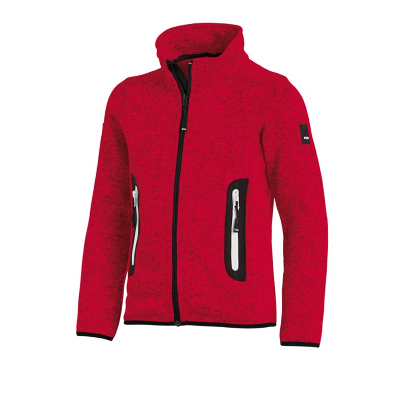 FHB MATS Kinder-Jack Tricotfleece 33 rood