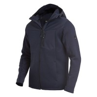 FHB MAXIMILIAN Hybrid-Softshell-Jack 16 marine