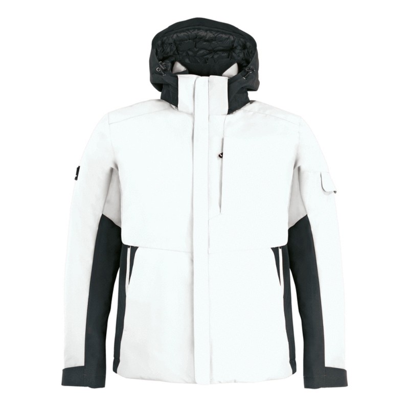 FHB GEORG Werkjack Primaloft 1012 wit/antraciet