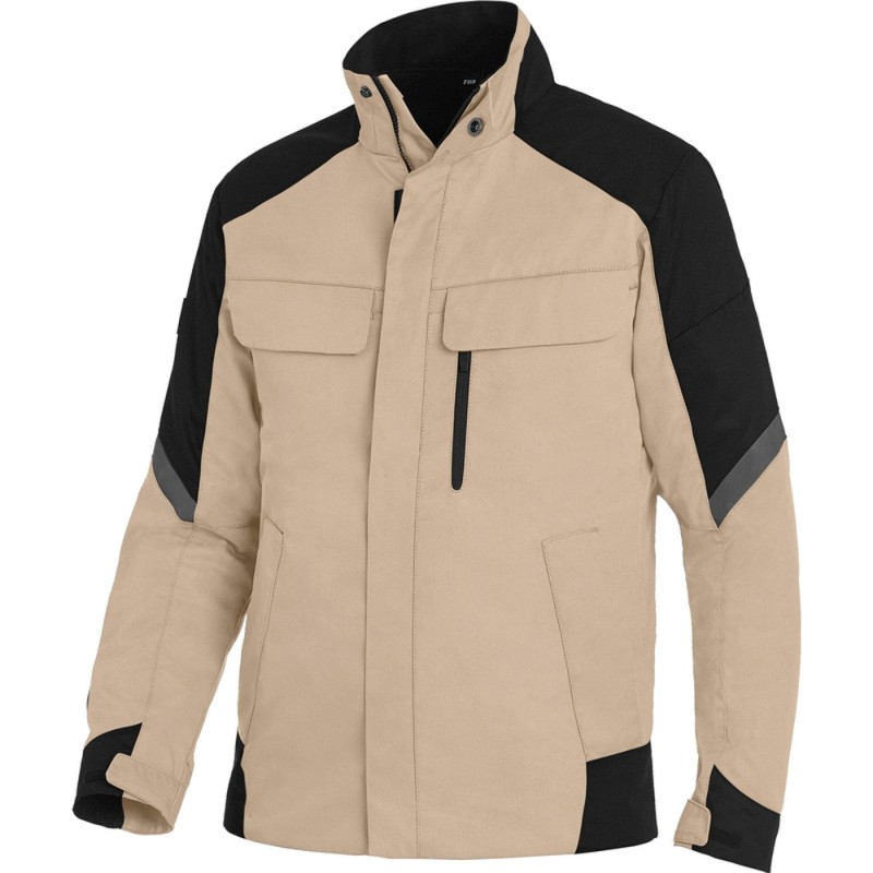 FHB FRANK Werkjack 1320 beige/zwart