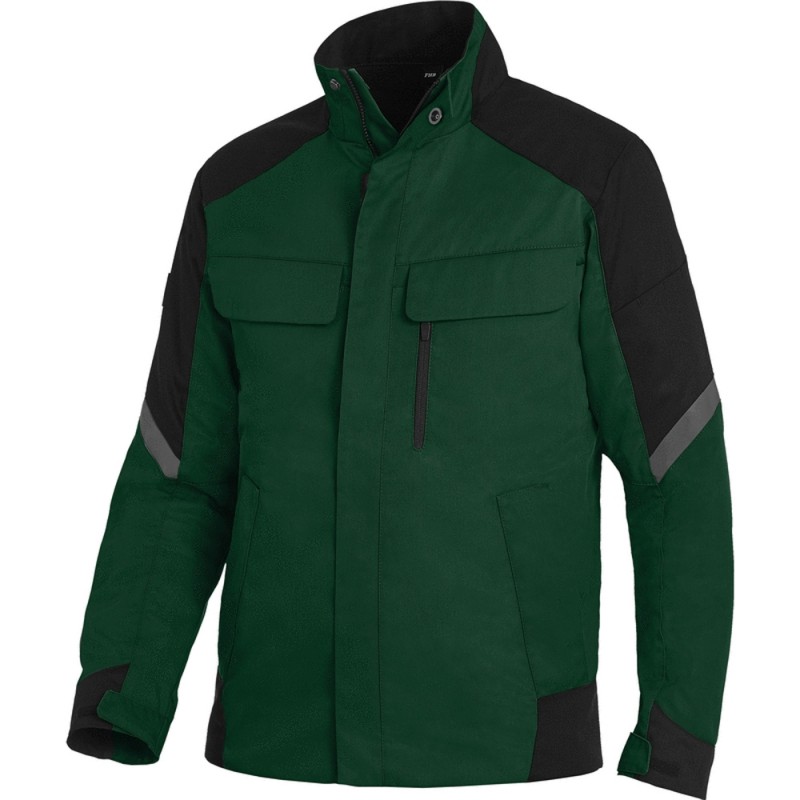FHB FRANK Werkjack 2520 groen/zwart