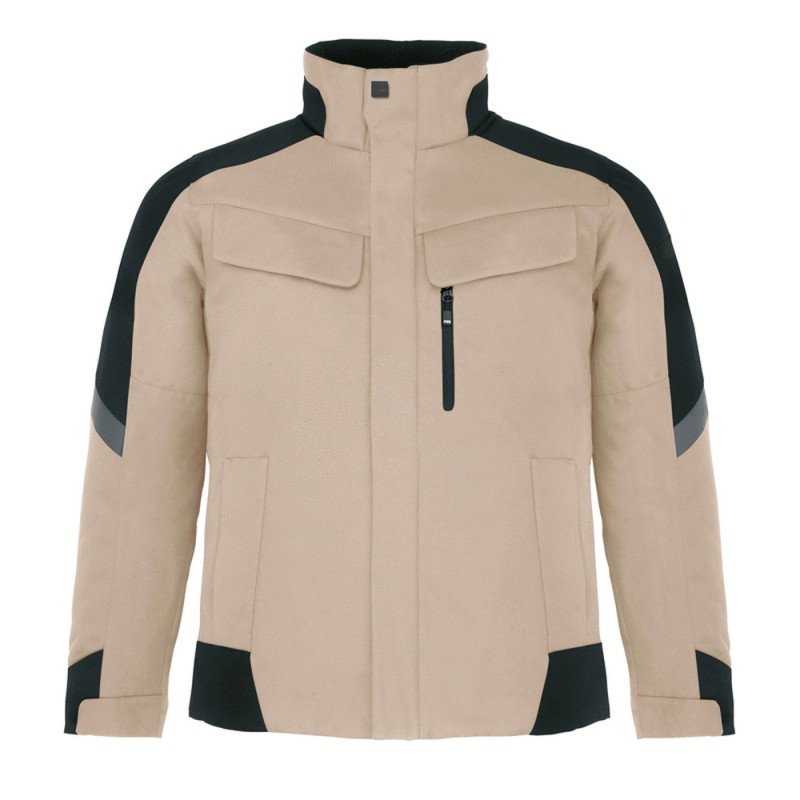 FHB LARS Werkjack 1320 beige/zwart