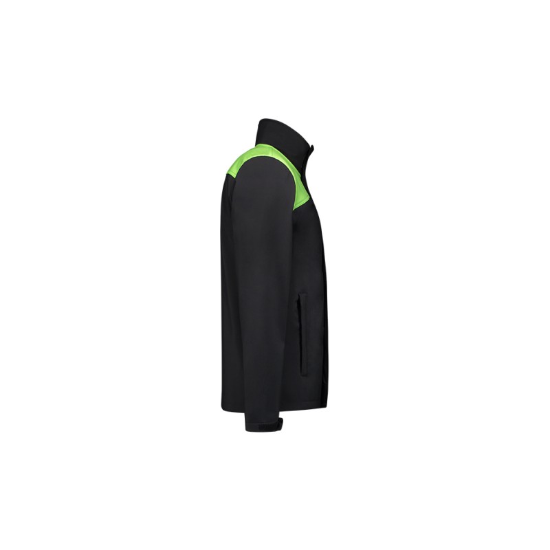 TRICORP 402021 Softshell Bicolor Naden black-lime