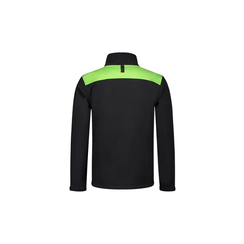 TRICORP 402021 Softshell Bicolor Naden black-lime