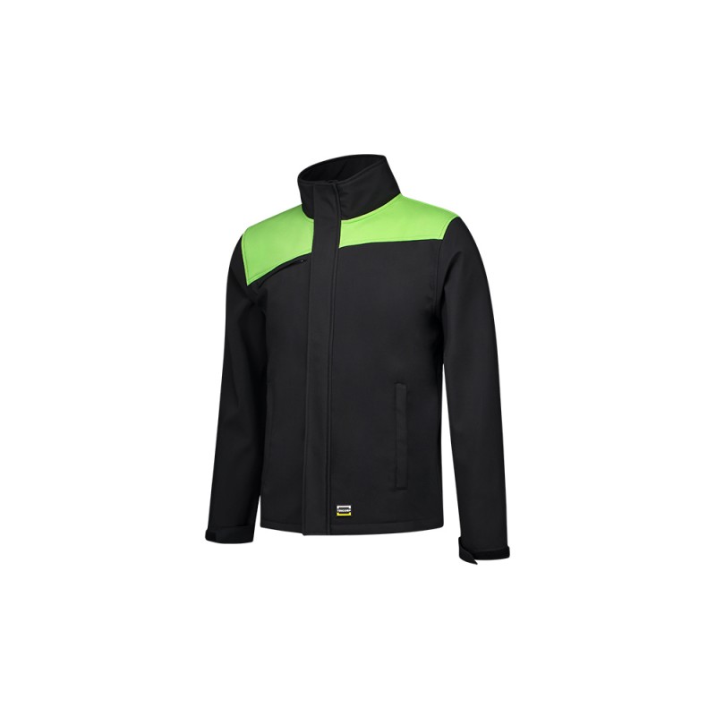 TRICORP 402021 Softshell Bicolor Naden black-lime