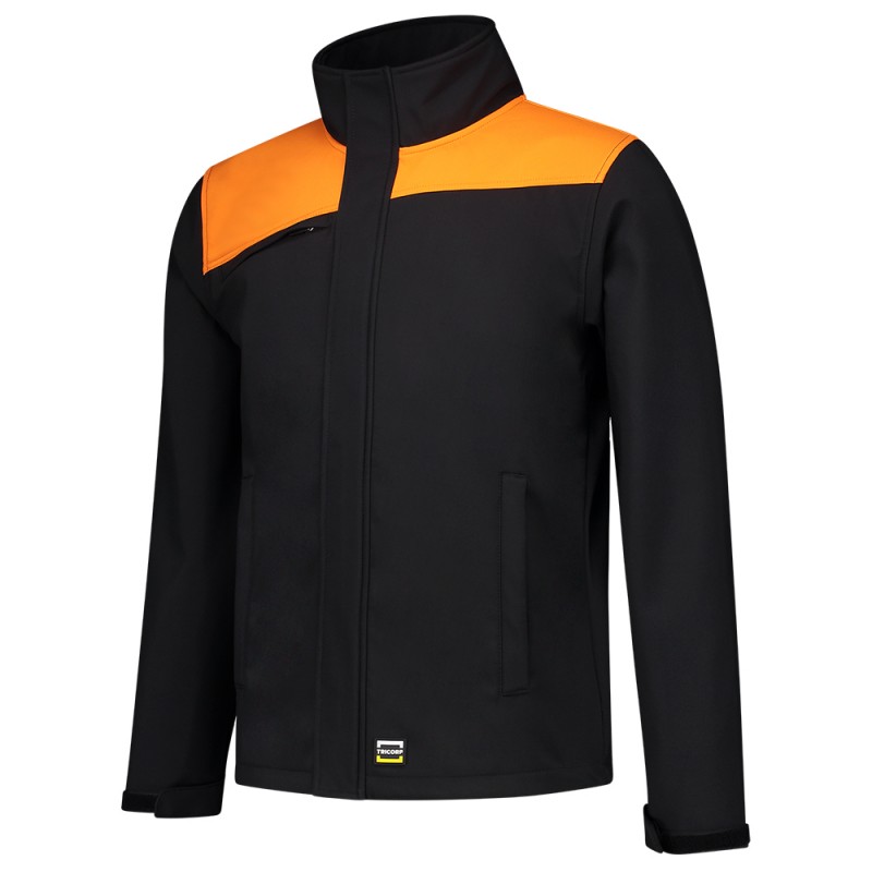 TRICORP 402021 Softshell Bicolor Naden black-orange