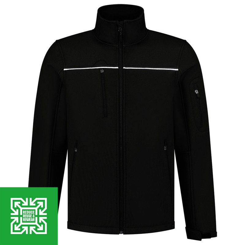 TRICORP 402701 Softshell Luxe Rewear donkergrijs