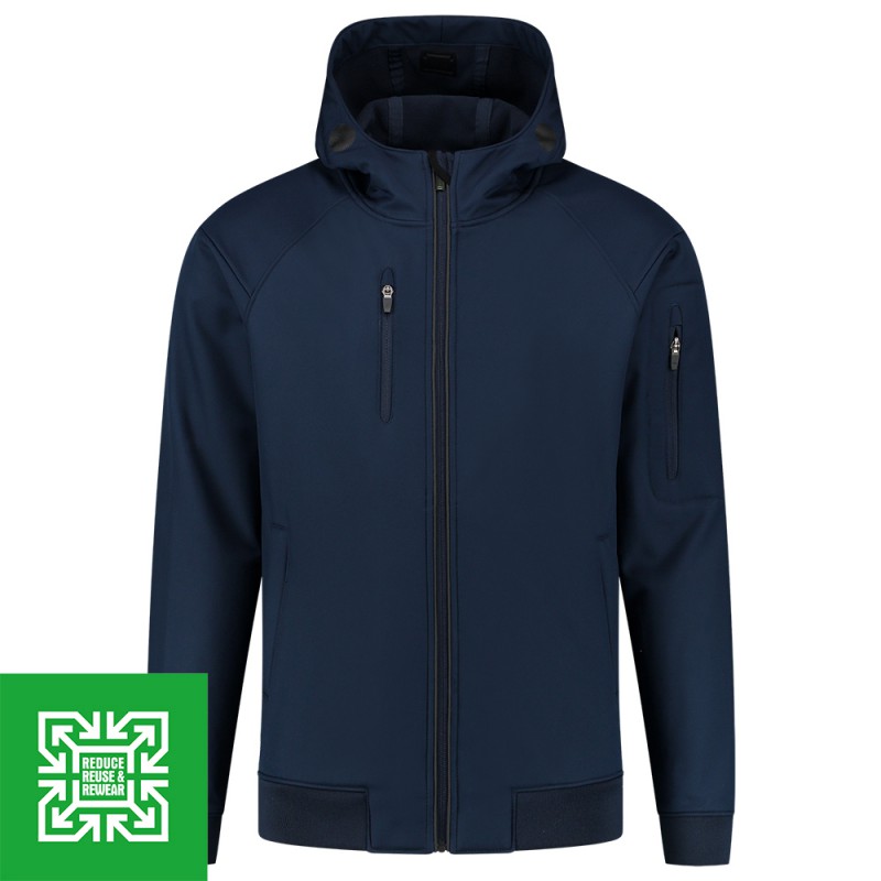 TRICORP 402704 Softshell Bomber Capuchon RE2050 ink