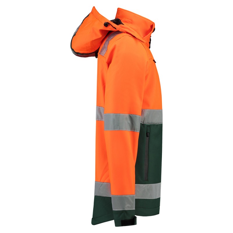 TRICORP 403007/TSE3001 Softshell ISO20471 Bicolor fluor orange-green