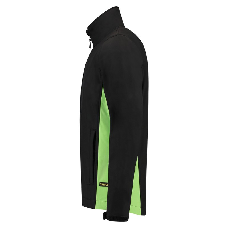 TRICORP 402002/TJ2000 Softshell Bicolor black-lime