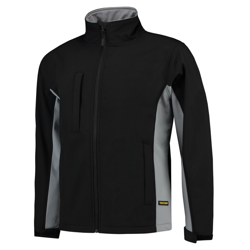 TRICORP 402002/TJ2000 Softshell Bicolor black-grey