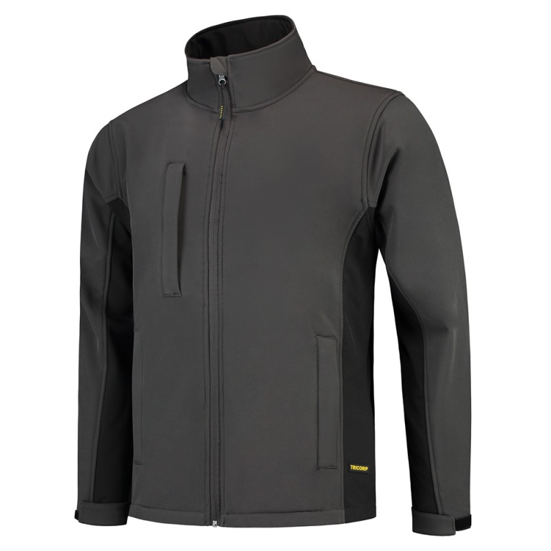 TRICORP 402002/TJ2000 Softshell Bicolor darkgrey-black