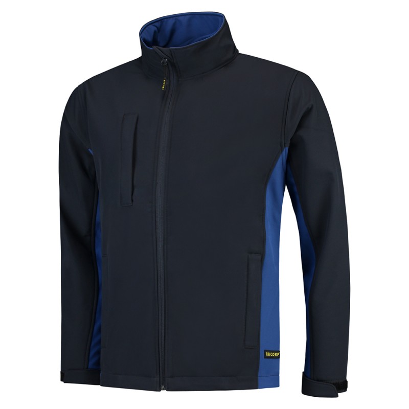 TRICORP 402002/TJ2000 Softshell Bicolor navy-royalblue