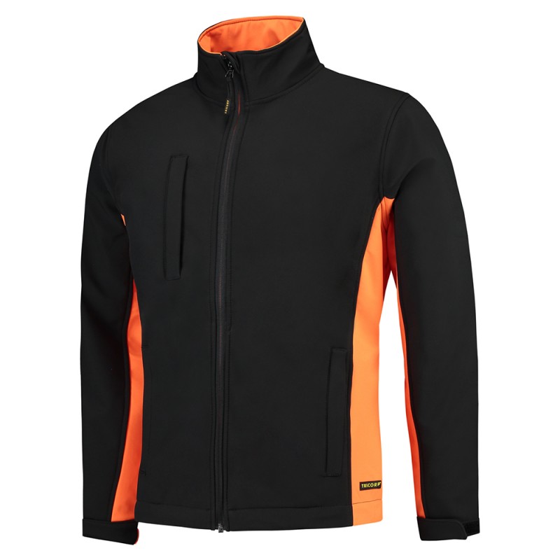 TRICORP 402002/TJ2000 Softshell Bicolor black-orange