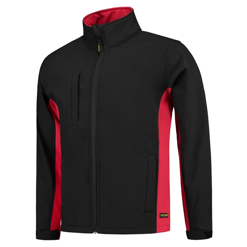 TRICORP 402002/TJ2000 Softshell Bicolor black-red