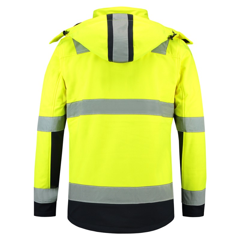 TRICORP 403007/TSE3001 Softshell ISO20471 Bicolor fluor yellow-navy