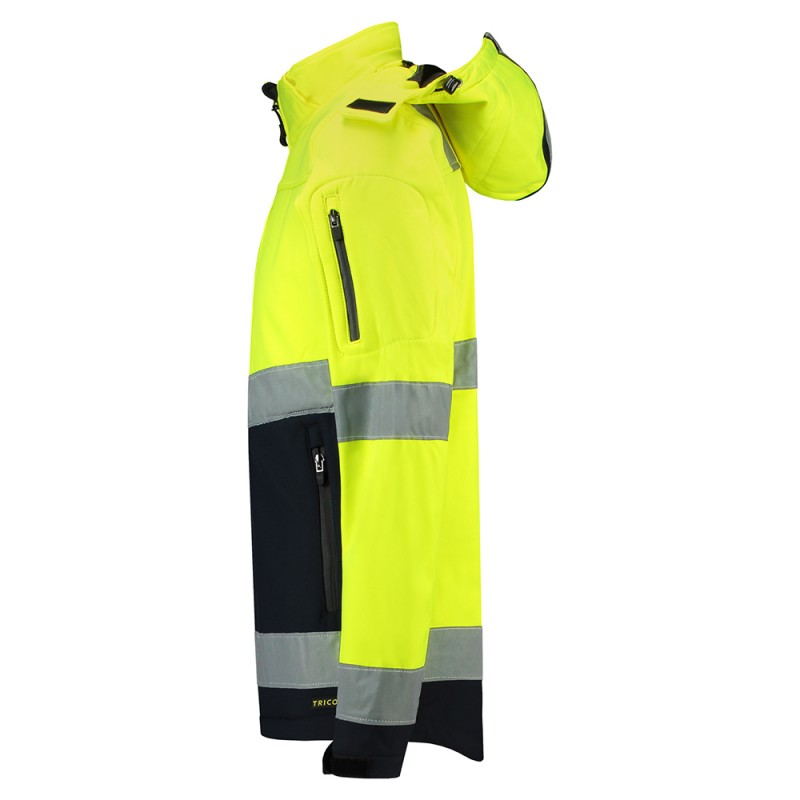 TRICORP 403007/TSE3001 Softshell ISO20471 Bicolor fluor yellow-navy