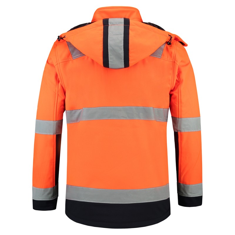 TRICORP 403007/TSE3001 Softshell ISO20471 Bicolor fluor orange-navy