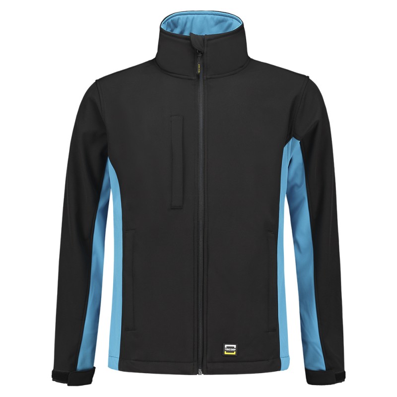 TRICORP 402002/TJ2000 Softshell Bicolor black-turquoise
