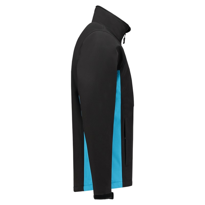 TRICORP 402002/TJ2000 Softshell Bicolor black-turquoise