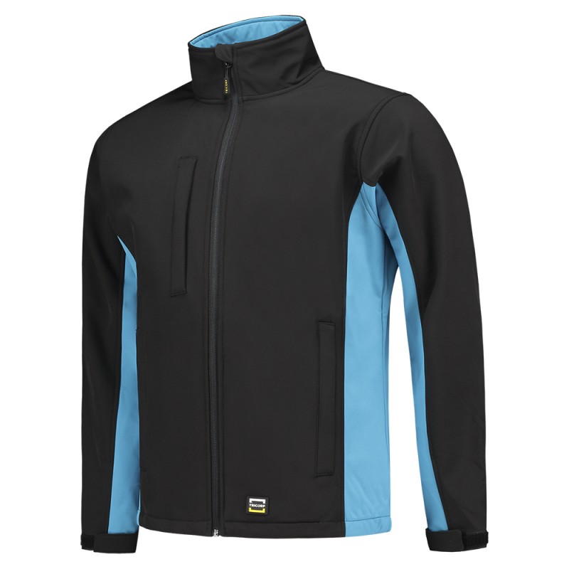 TRICORP 402002/TJ2000 Softshell Bicolor black-turquoise