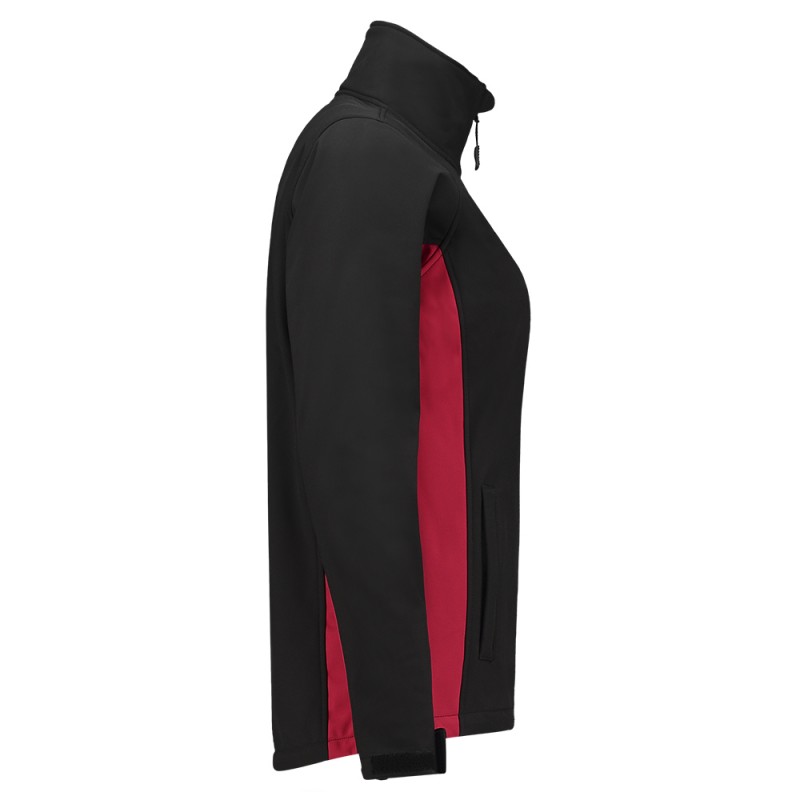 TRICORP 402008 Softshell Bicolor Dames black-red