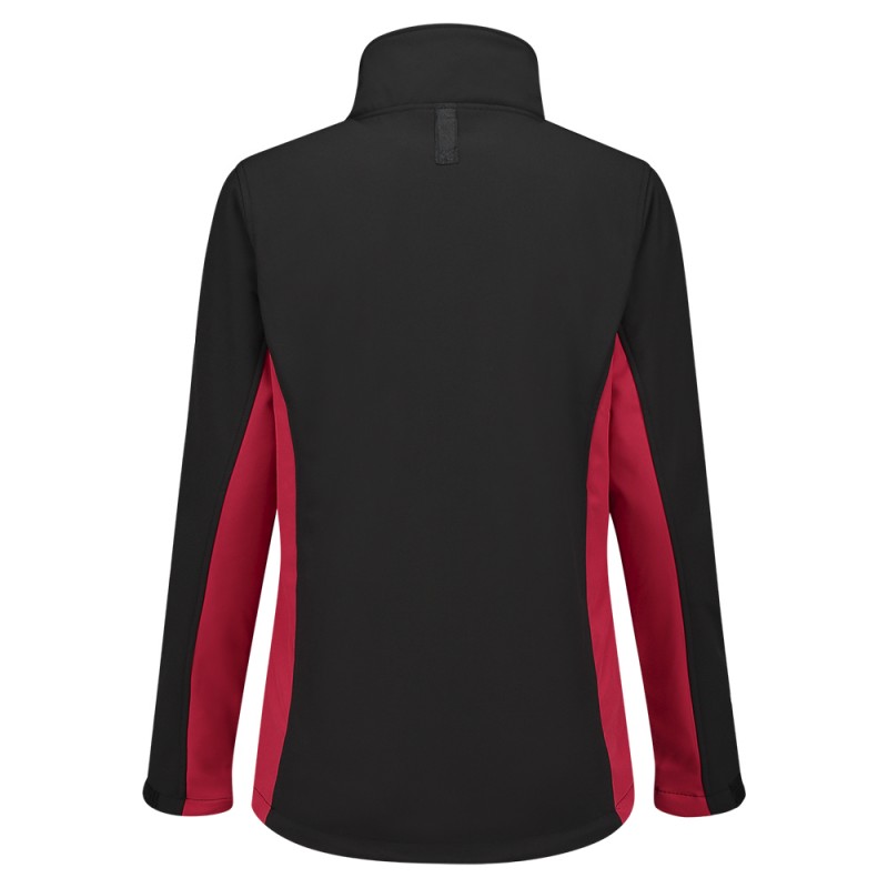 TRICORP 402008 Softshell Bicolor Dames black-red