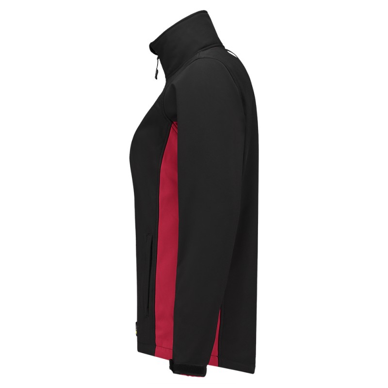TRICORP 402008 Softshell Bicolor Dames black-red