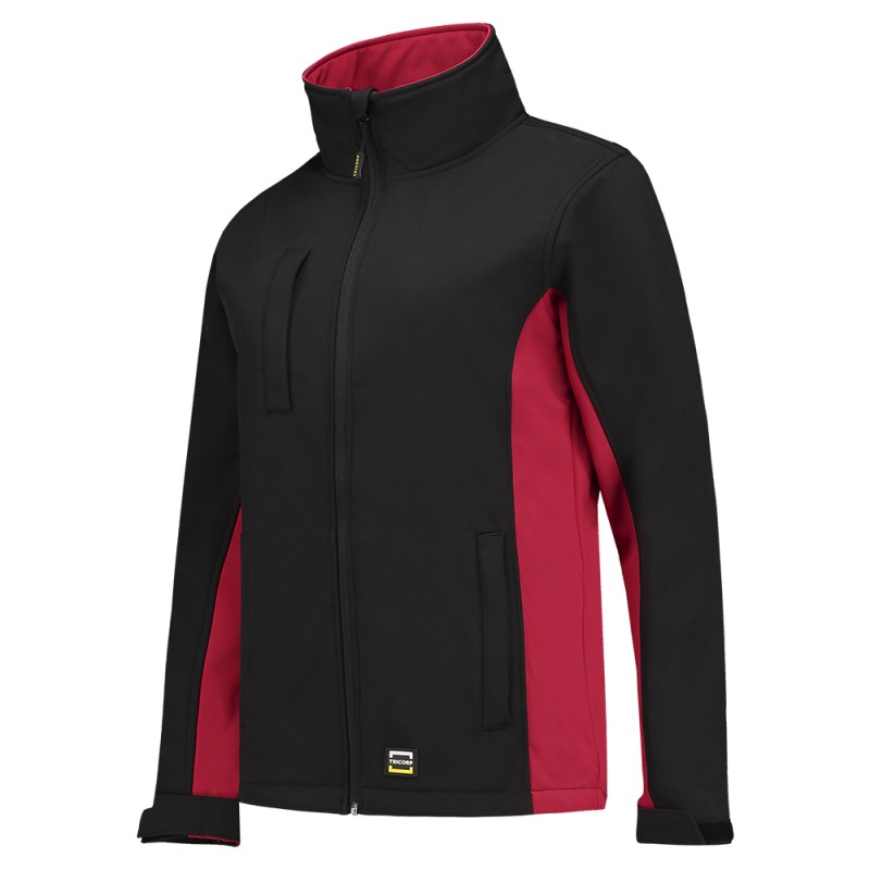 TRICORP 402008 Softshell Bicolor Dames black-red