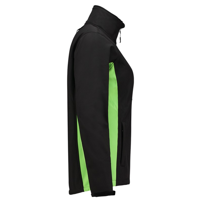 TRICORP 402008 Softshell Bicolor Dames black-lime TRICORP 402008 Softshell Bicolor Dames black-lime