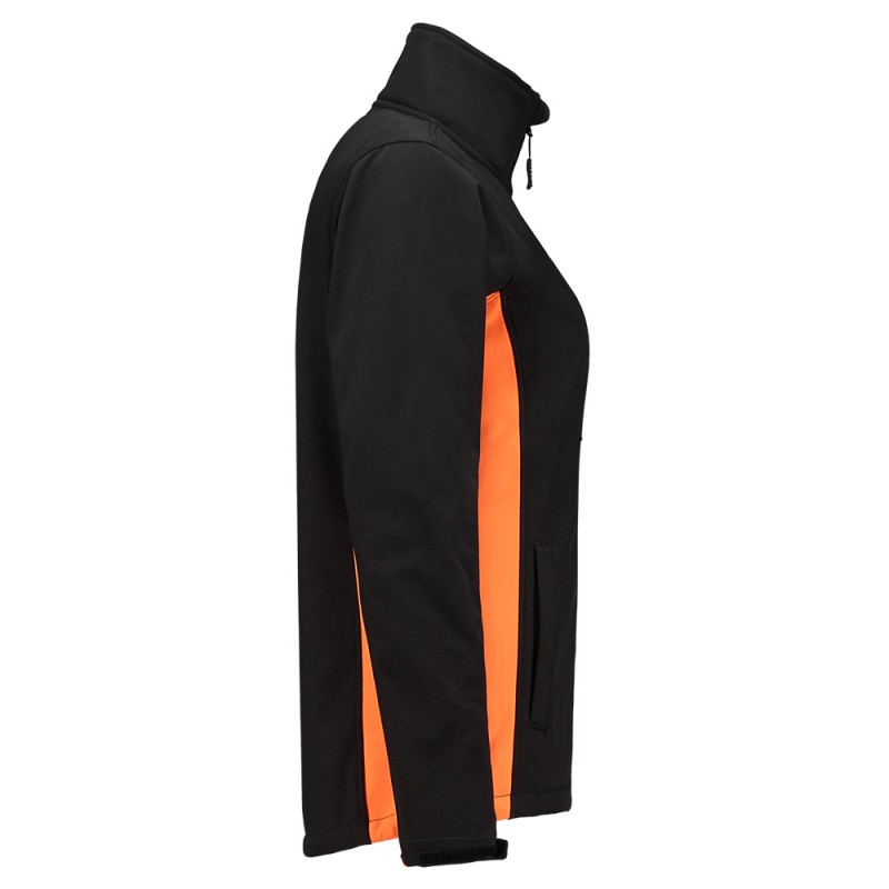 TRICORP 402008 Softshell Bicolor Dames black-orange