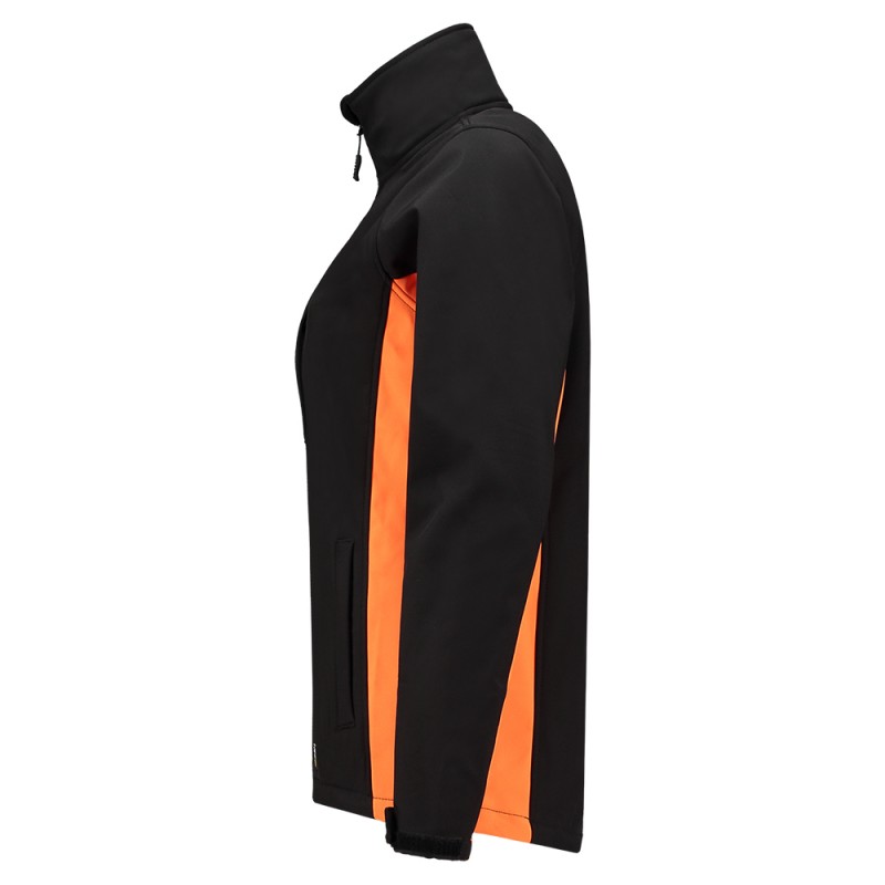 TRICORP 402008 Softshell Bicolor Dames black-orange