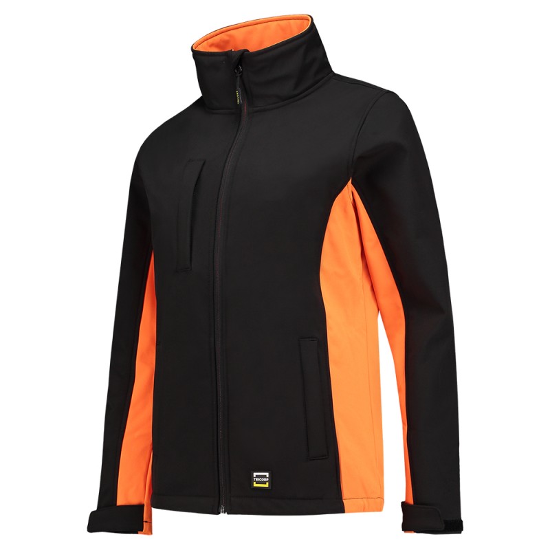 TRICORP 402008 Softshell Bicolor Dames black-orange