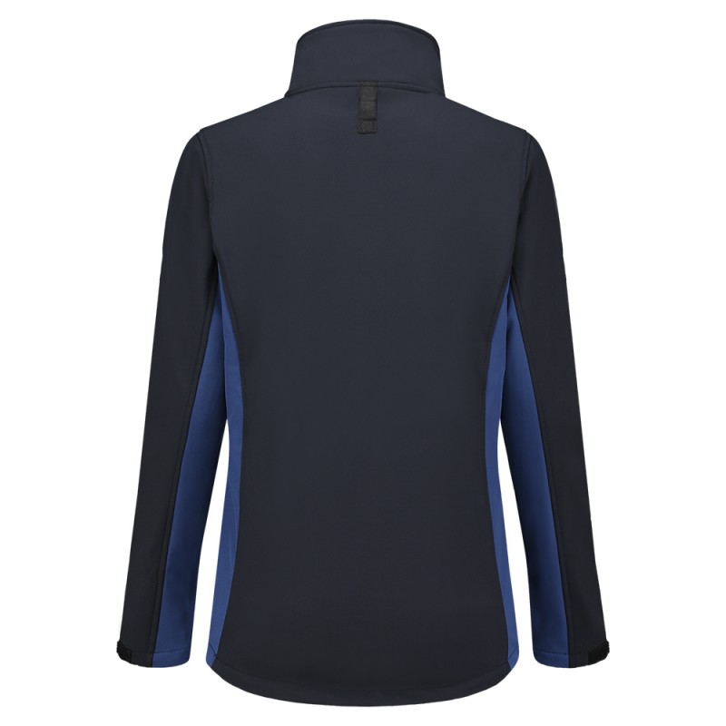 TRICORP 402008 Softshell Bicolor Dames navy-royalblue