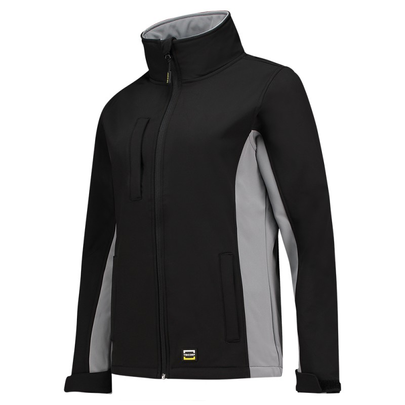 TRICORP 402008 Softshell Bicolor Dames black-grey TRICORP 402008 Softshell Bicolor Dames black-grey