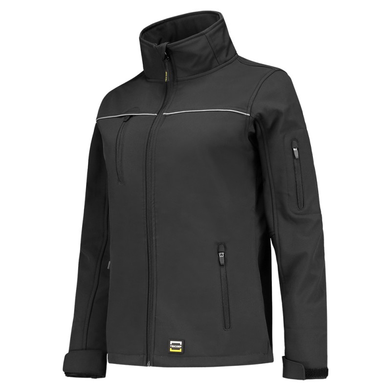 TRICORP 402009 Softshell Luxe Dames darkgrey