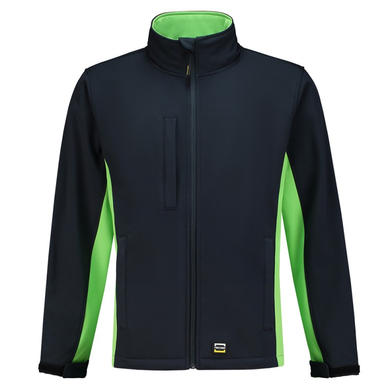 TRICORP 402002/TJ2000 Softshell Bicolor navy-lime
