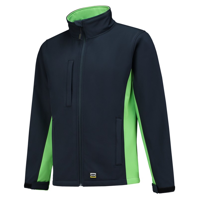 TRICORP 402002/TJ2000 Softshell Bicolor navy-lime